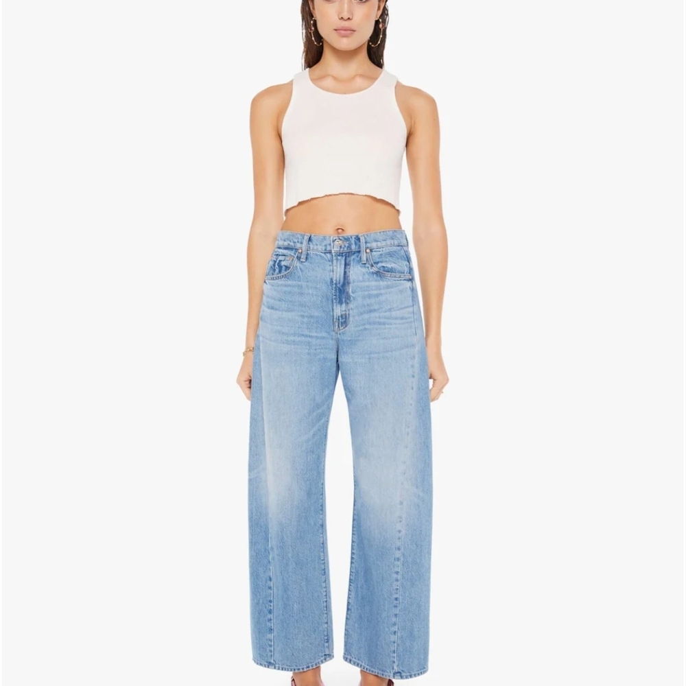 MOTHER Light Blue Flare Jeans